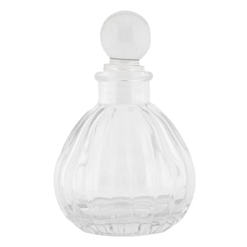 Jarrón de cristal Ø 7x11 cm / 100 ml · transparente · modelo 2 — La Reineta
