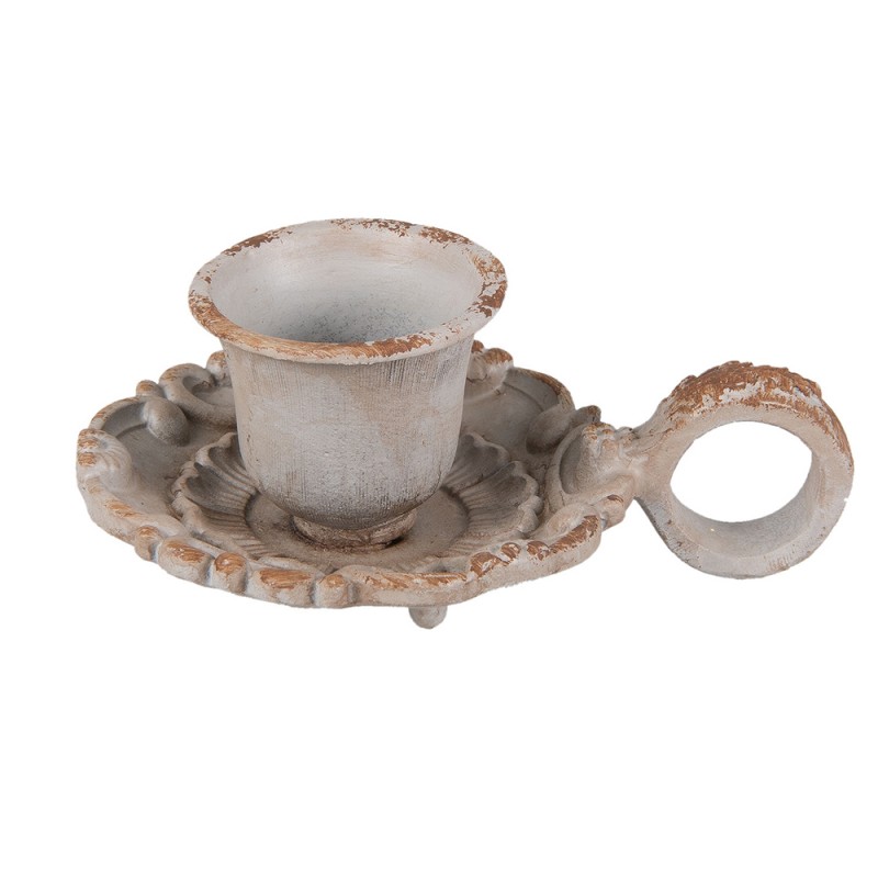 Candelero 9x6x4 cm · gris — La Reineta