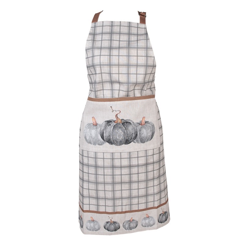 Delantal 70x85 cm · calabaza, gris — La Reineta