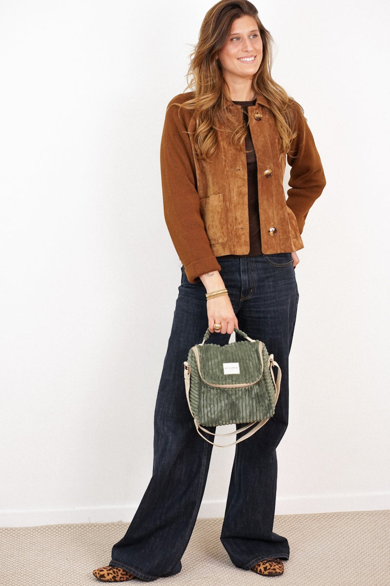 Bolso térmico porta alimentos Musgo — De la Mur